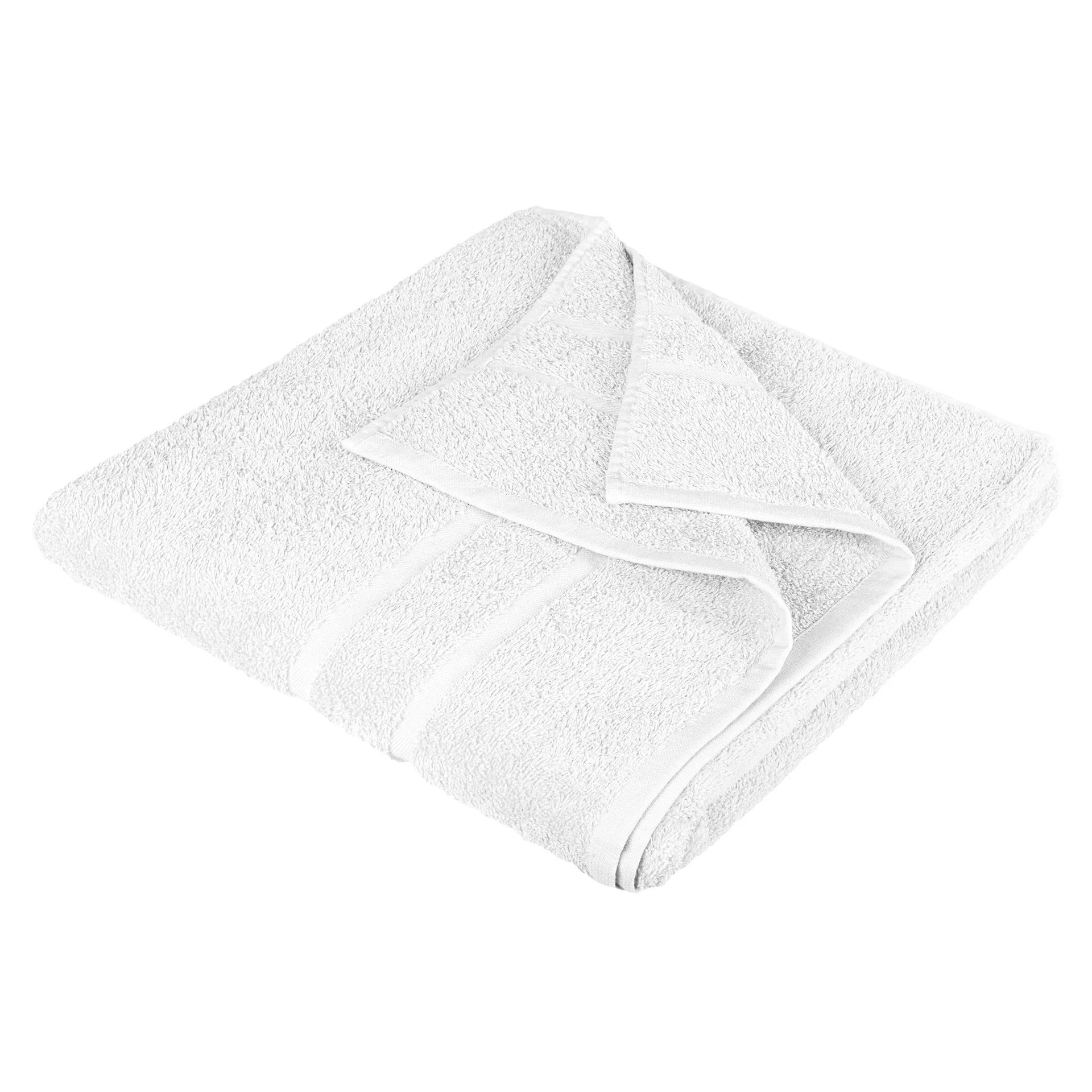 STICKANDSHINE Frottee-Handtücher – Weiß, 100% Baumwolle, 500 g/m²